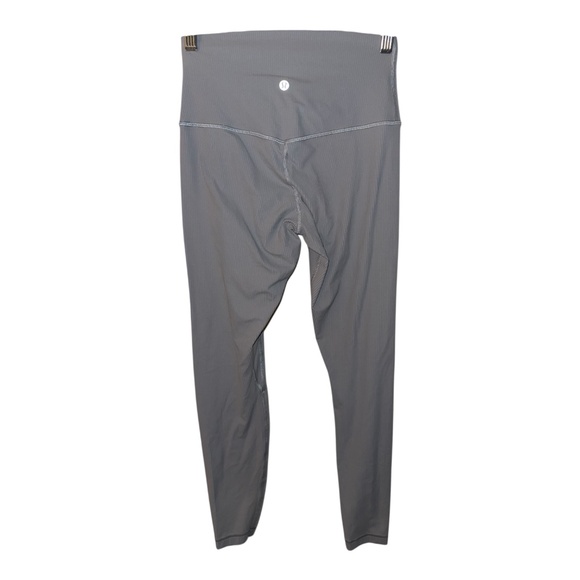 Lululemon Light Blue Ribbed Align Leggings 28” 6 - Picture 3 of 6